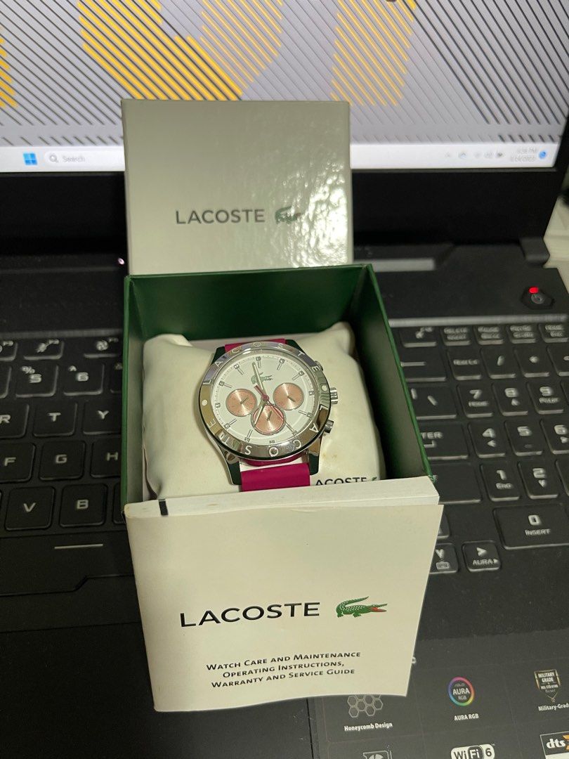 Lacoste rainbow discount watch