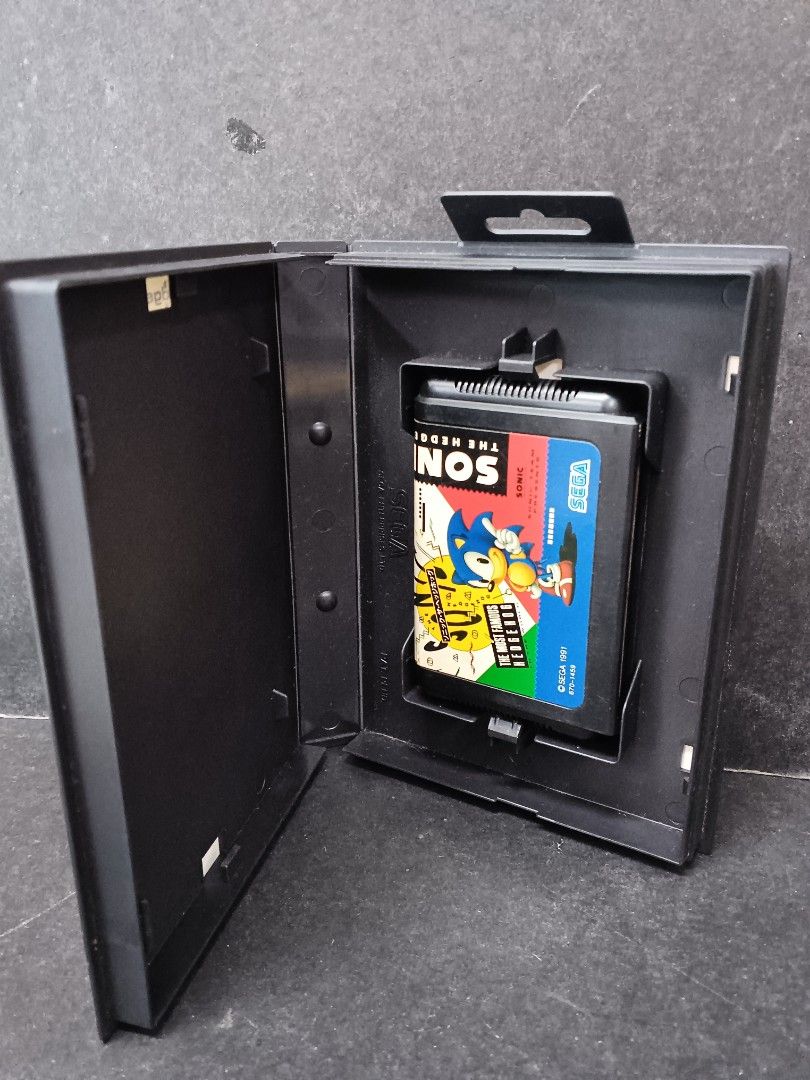 Original Sega Genesis: SONIC THE Hedgehog - Mega Drive Game Cartridge ...