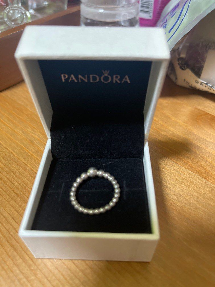 Pandora Ice Cube Rose Gold Size 9 Ring - Very Lightly Used! | eBay