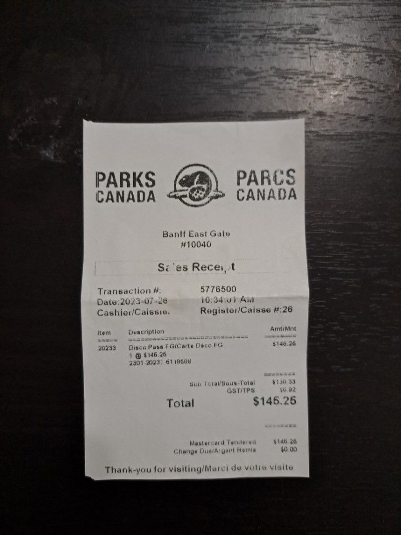 Parks Canada Discovery Pass (valid till end Jul 2024), Hobbies & Toys