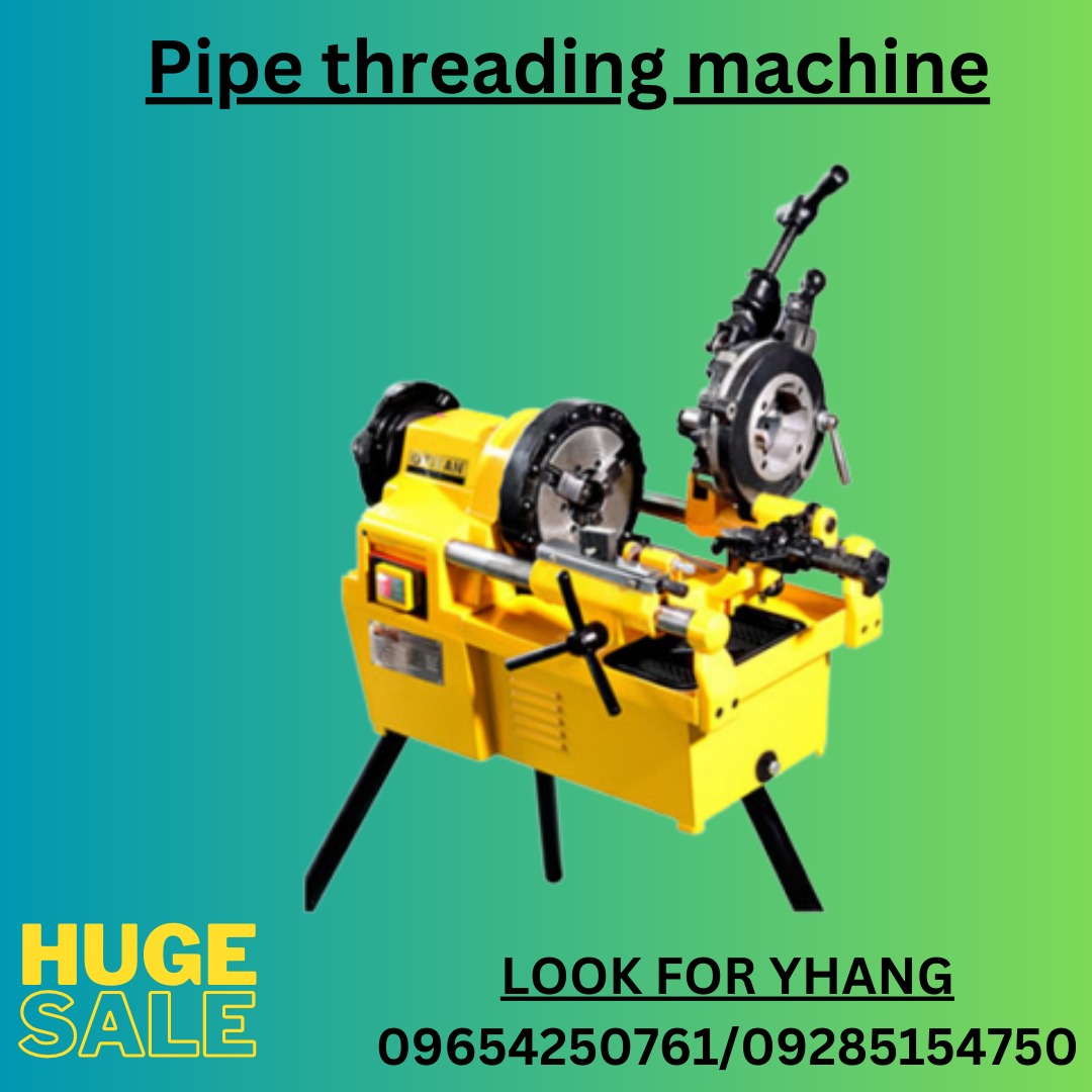 Pipe threading machine, Commercial & Industrial, Construction Tools ...
