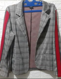 Plaid Blazer / blazer tartan