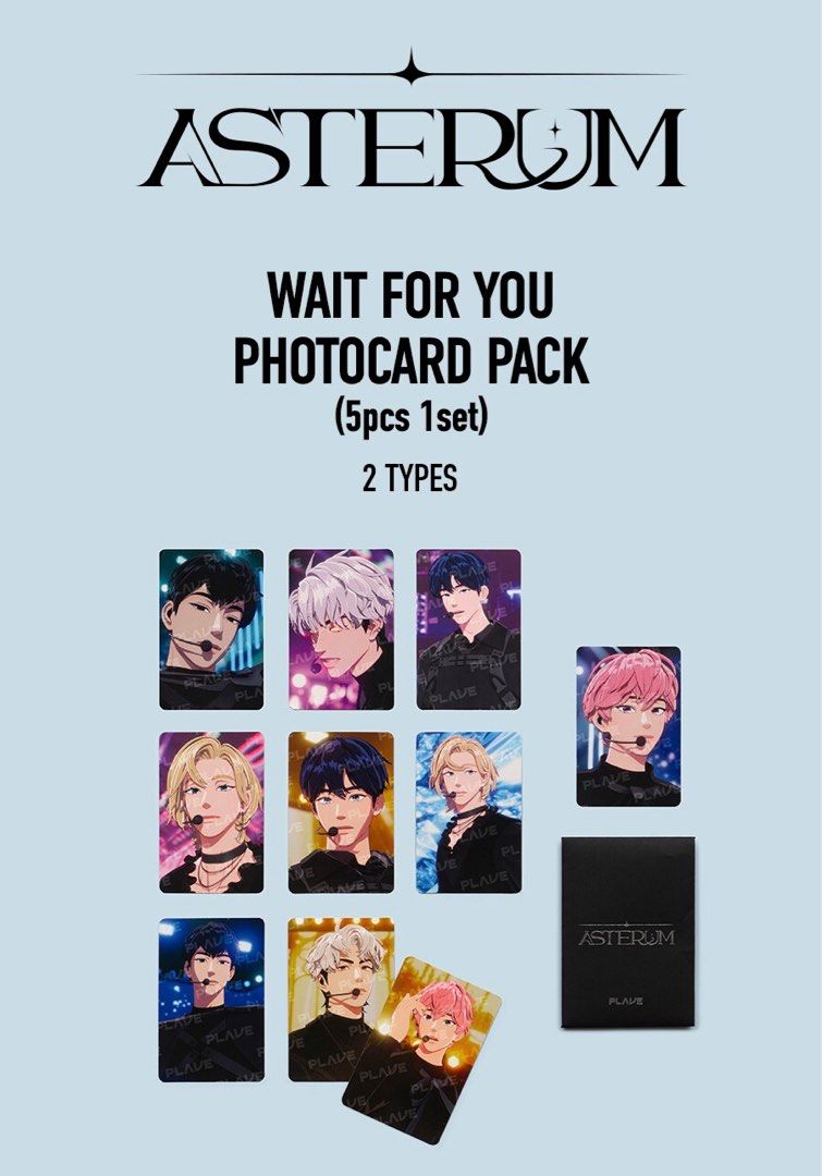 [Secured PO] KCON PLAVE ASTERUM - WAIT FOR YOU PHOTOCARD PACK, Hobbies ...