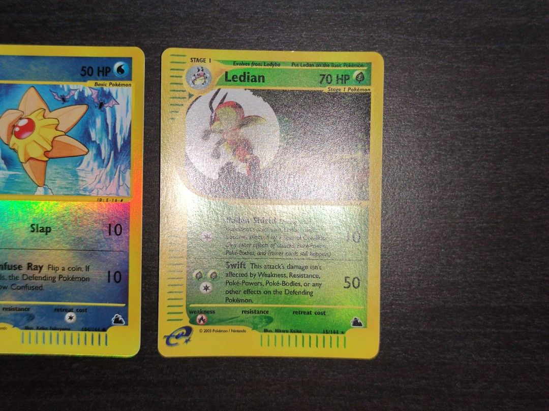 Pokemon Ledian 15/144 Skyridge, Hobbies & Toys, Toys & Games on Carousell