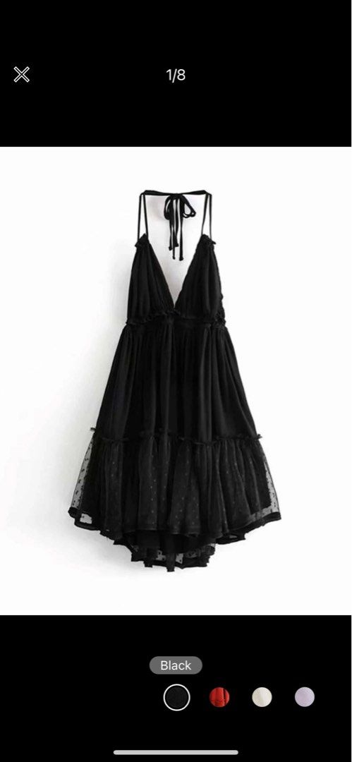 mesh halter maxi dress Rylina | White Mesh Halter-Neck Maxi Dress With Scarf And Open-Back main image 1