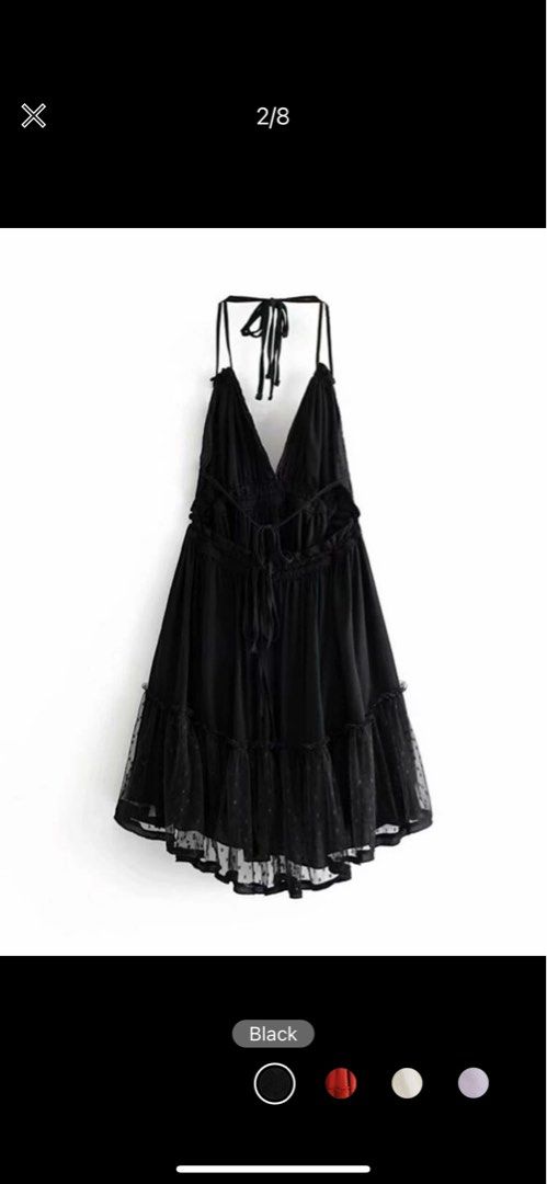 Popular Shein Dobby Mesh Self tie ruffled halter backless dress, Women's Fashion, Dresses & Sets, Dresses on Carousell Popular Shein Dobby Mesh Self tie ruffled halter backless dress, Women's Fashion, Dresses & Sets, Dresses on Carousell