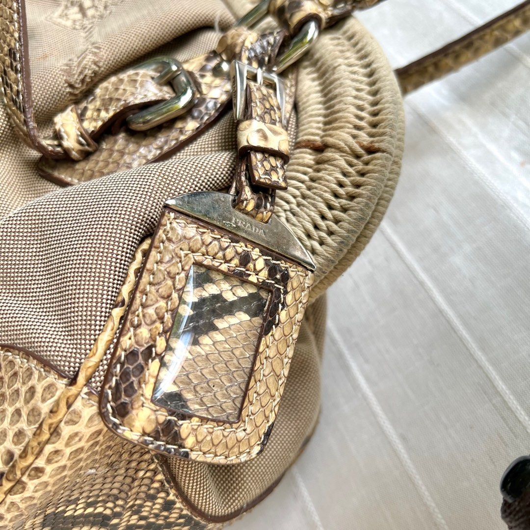 Snakeskin hotsell prada bag