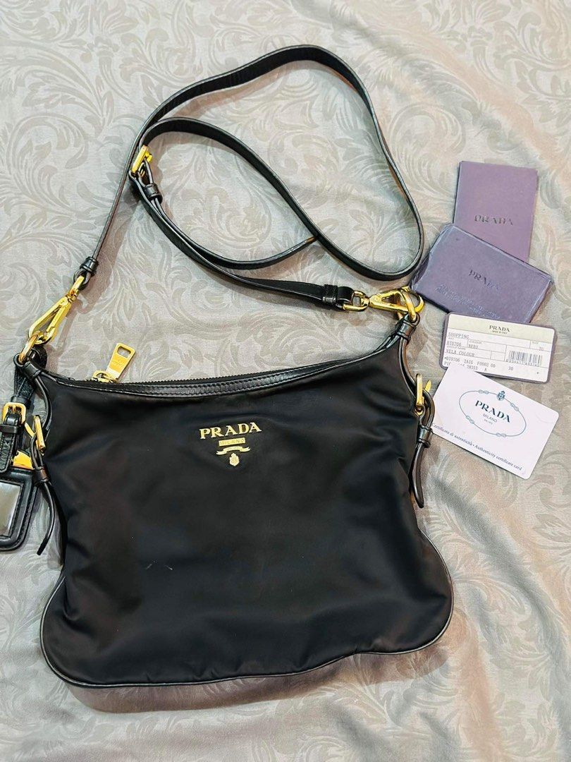 Prada nylon crossbody bag, Luxury, Bags & Wallets on Carousell