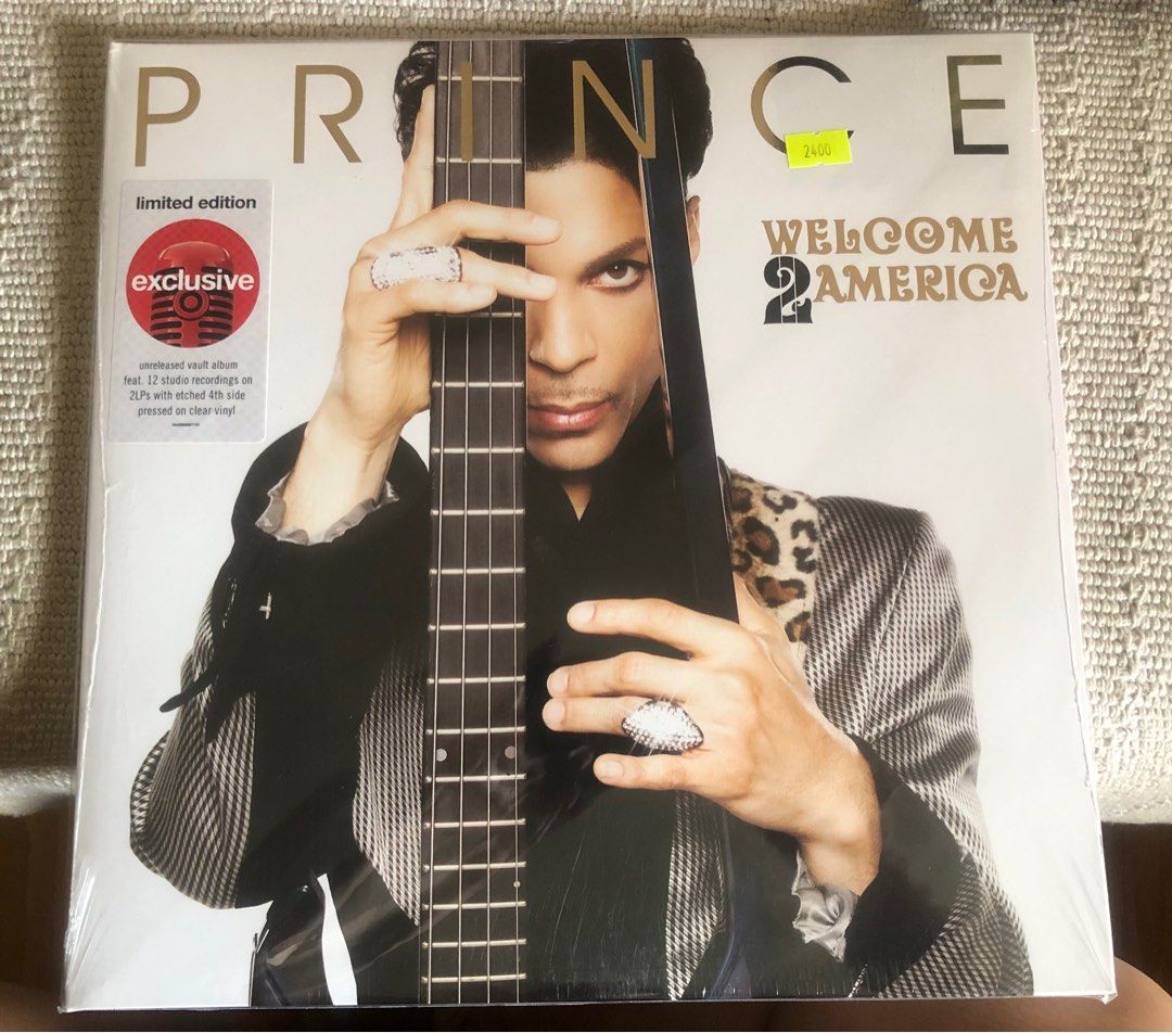 PRINCE Welcome 2 America Album (Category: Vinyls) located in Cainta. Submitted by tootsie_08 (Listing ID 1249692421, Image 1). Description: PRINCE Welcome 2 America Album Target exclusive Limited Edition 2 LP Set with Etched 4th side Pressed on Clear vinyl colored Brand New & Sealed Made in USA 2021 Released Album Payment thru GCash/BDO .