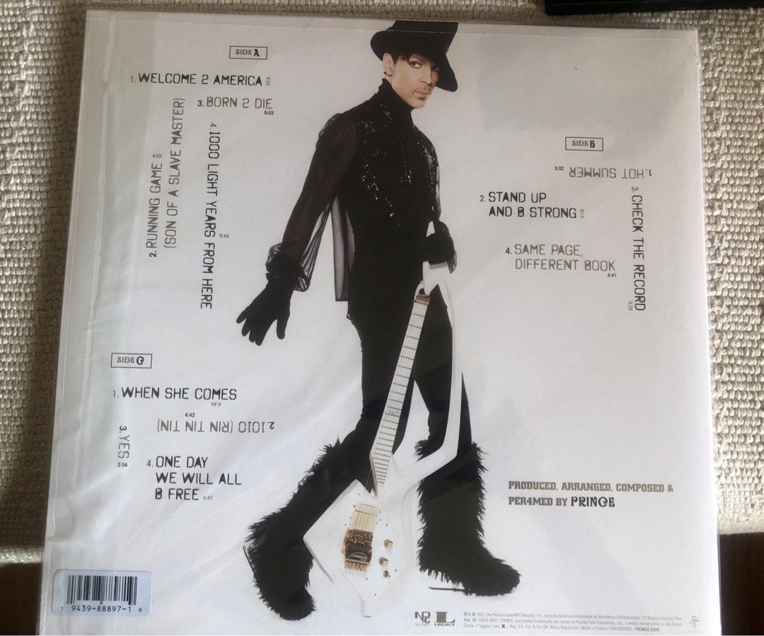 PRINCE Welcome 2 America Album (Category: Vinyls) located in Cainta. Submitted by tootsie_08 (Listing ID 1249692421, Image 2). Description: PRINCE Welcome 2 America Album Target exclusive Limited Edition 2 LP Set with Etched 4th side Pressed on Clear vinyl colored Brand New & Sealed Made in USA 2021 Released Album Payment thru GCash/BDO .