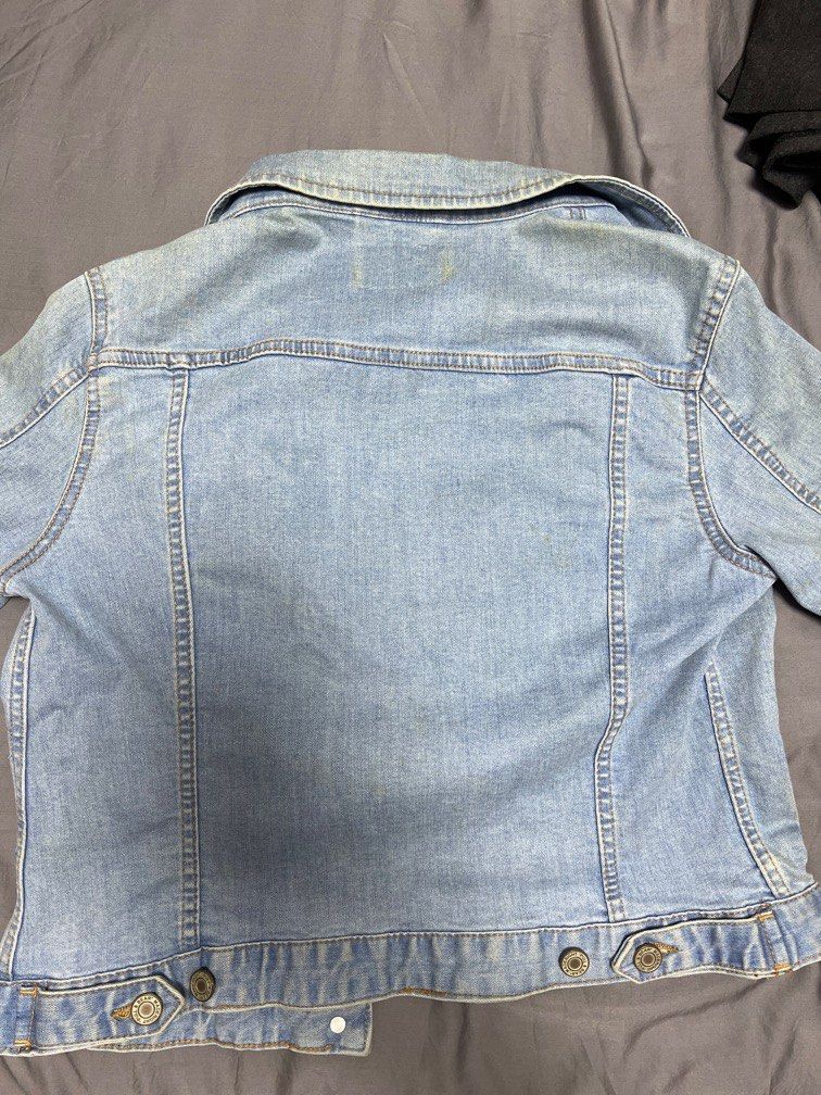 Pull&bear denim jacket in light blue shop