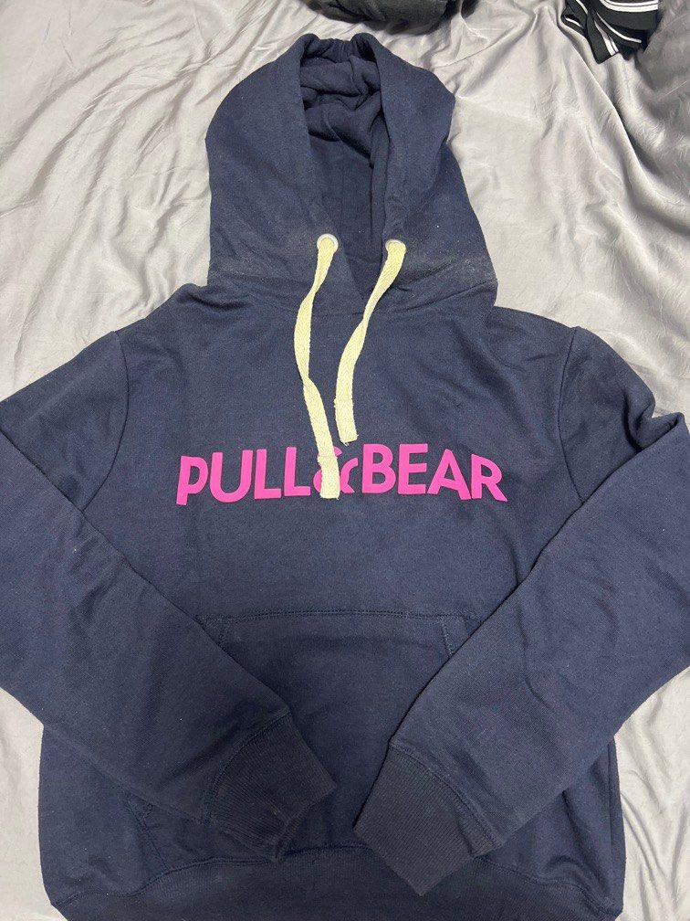 Pull and bear purple hoodie top