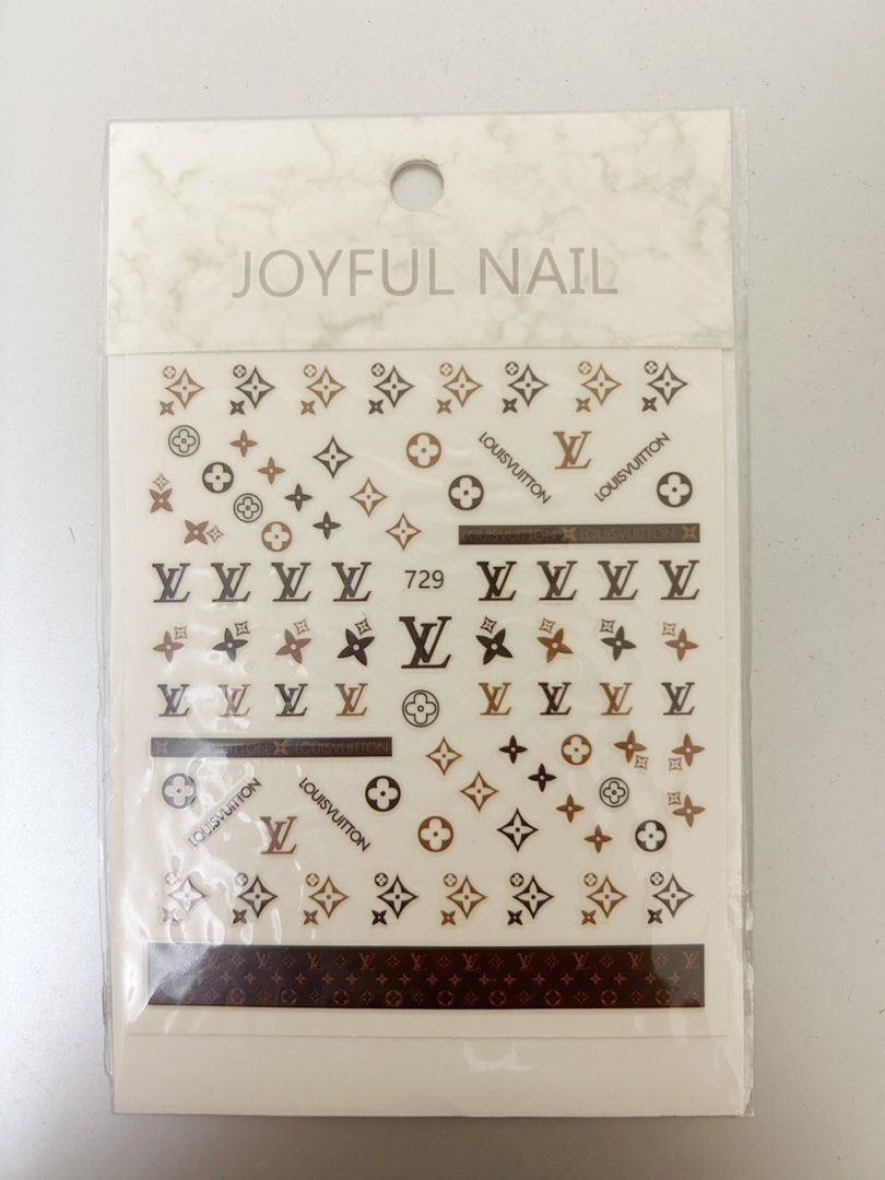 PWP] Louis Vuitton nail stickers, Beauty & Personal Care, Hands & Nails on  Carousell