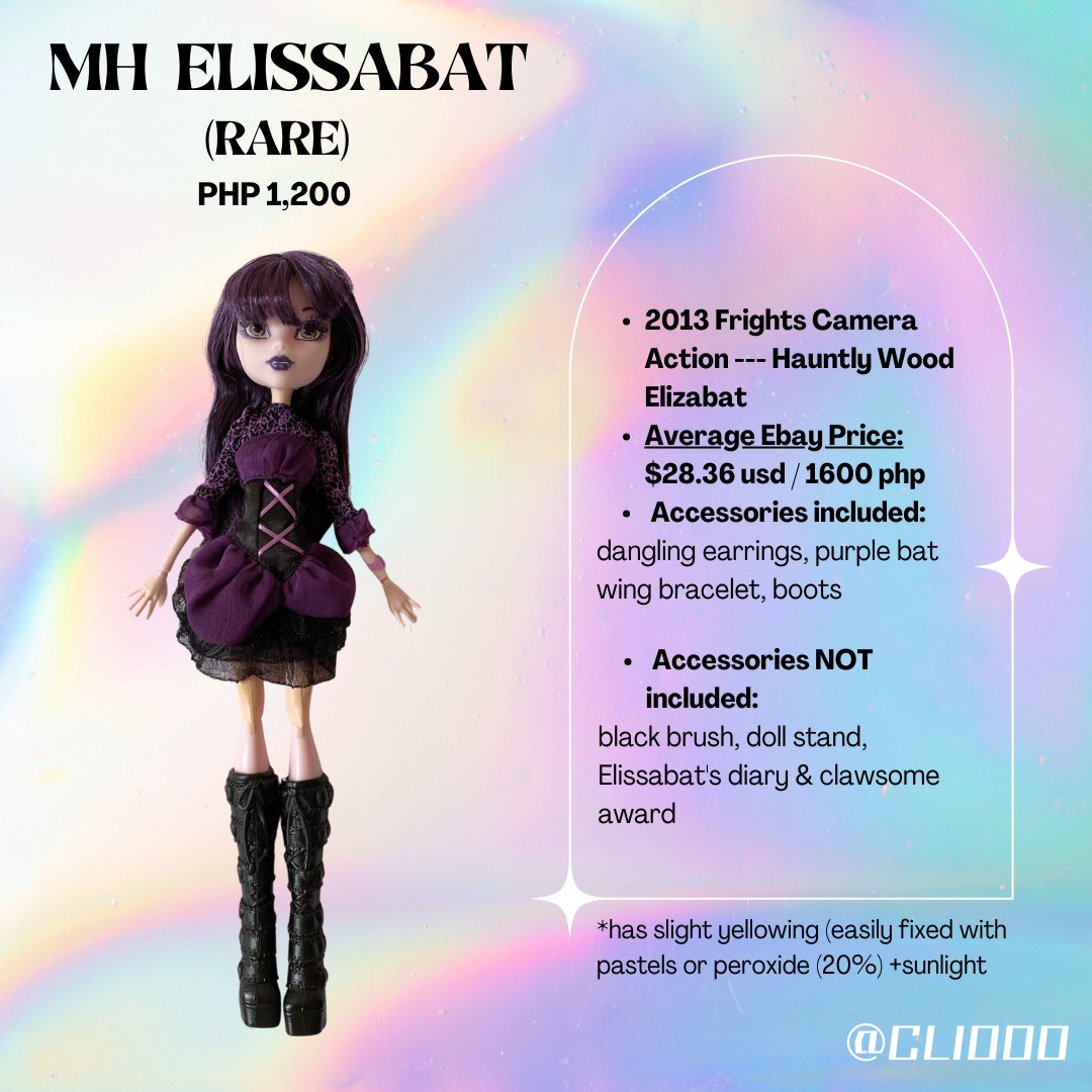 rare-monster-high-elissabat-hobbies-toys-toys-games-on-carousell