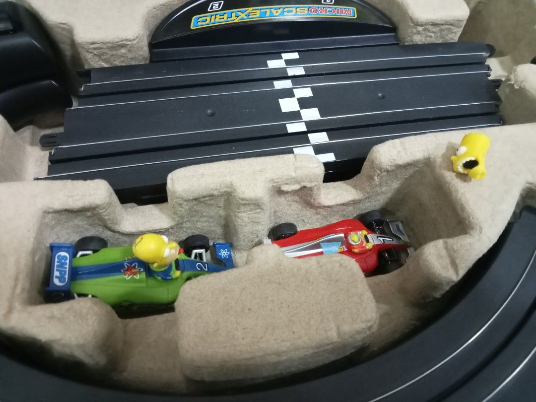Simpsons scalextric store