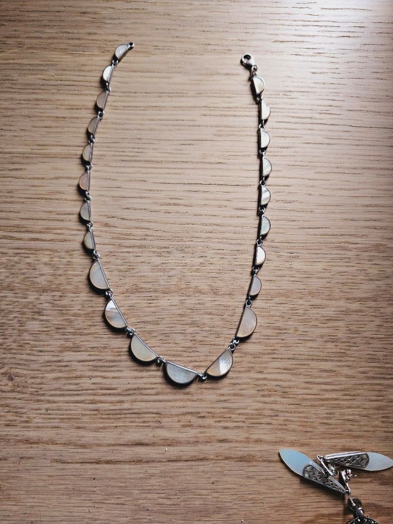 Real store silver necklace