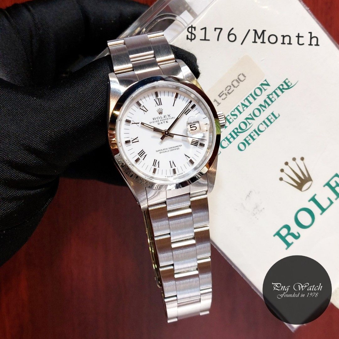 White face hotsell rolex oyster perpetual