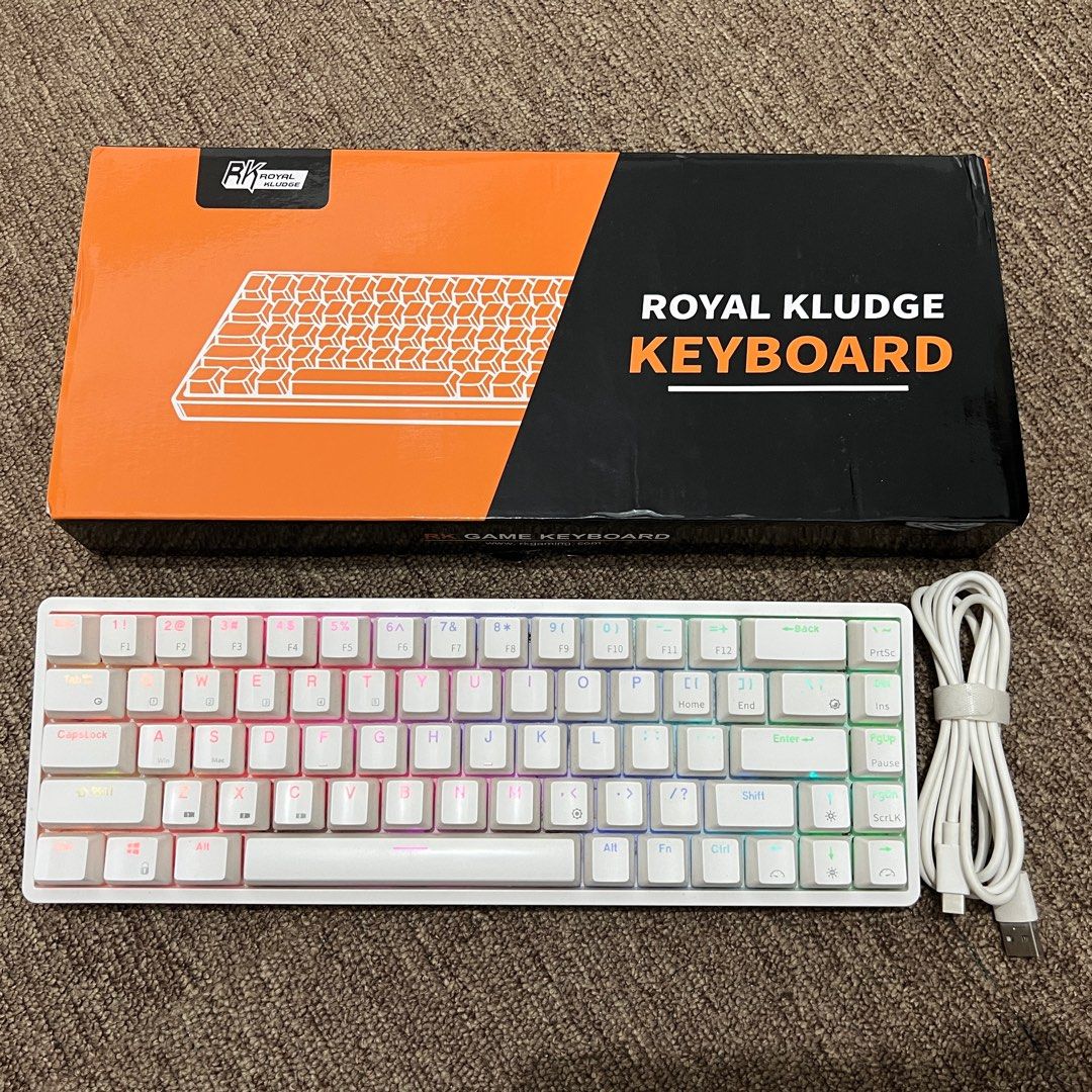 [only 1250 php on Sep 18] Royal Kludge RK68 mechanical keyboard ...