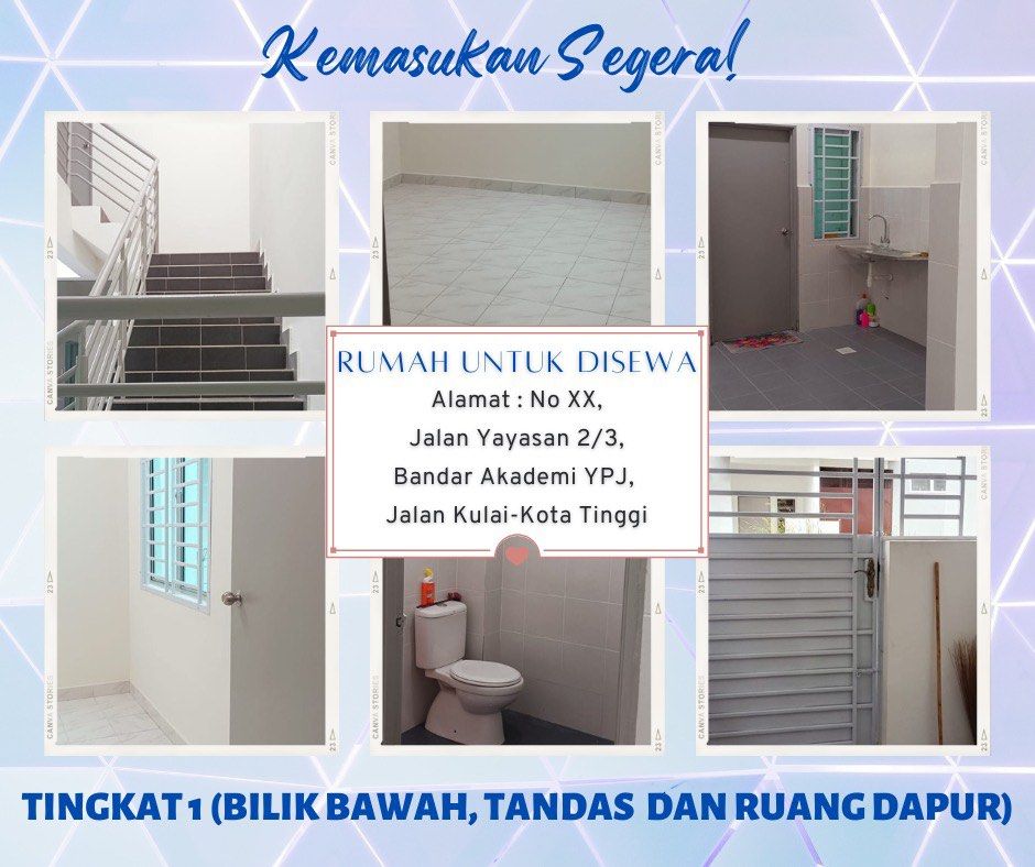 Rumah Teres 2 Tingkat (Taman YPJ), Property, Rentals on Carousell
