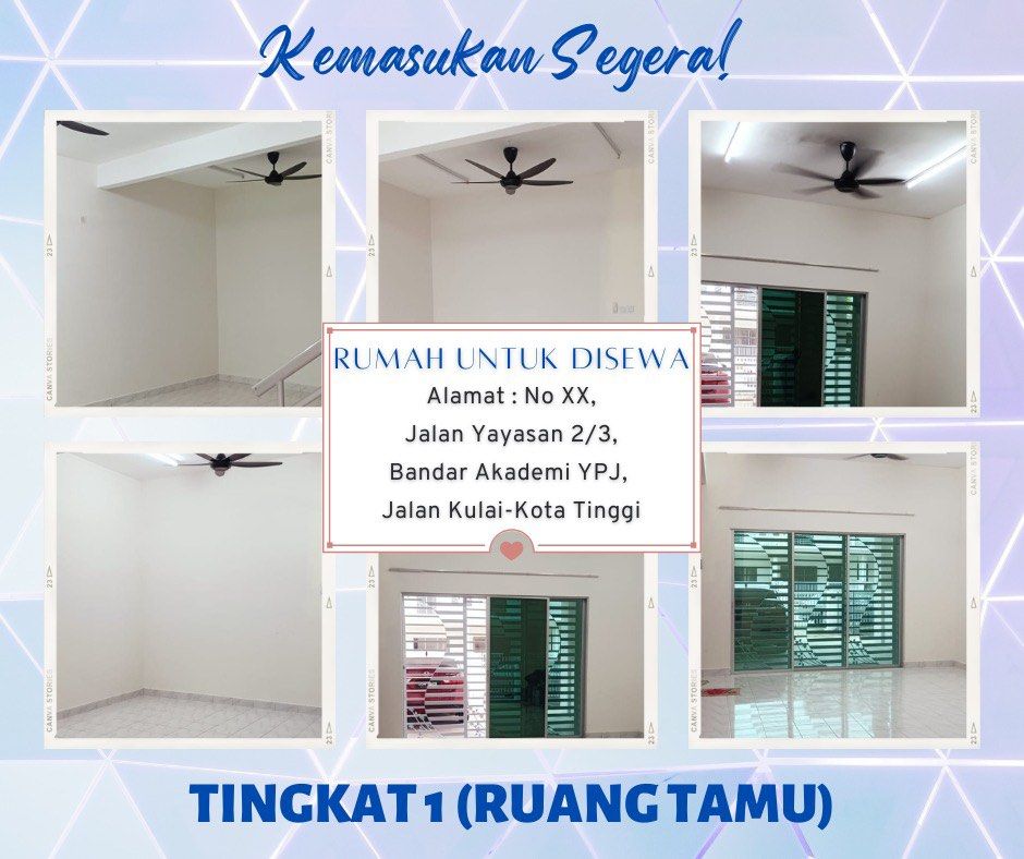 Rumah Teres 2 Tingkat (Taman YPJ), Property, Rentals on Carousell
