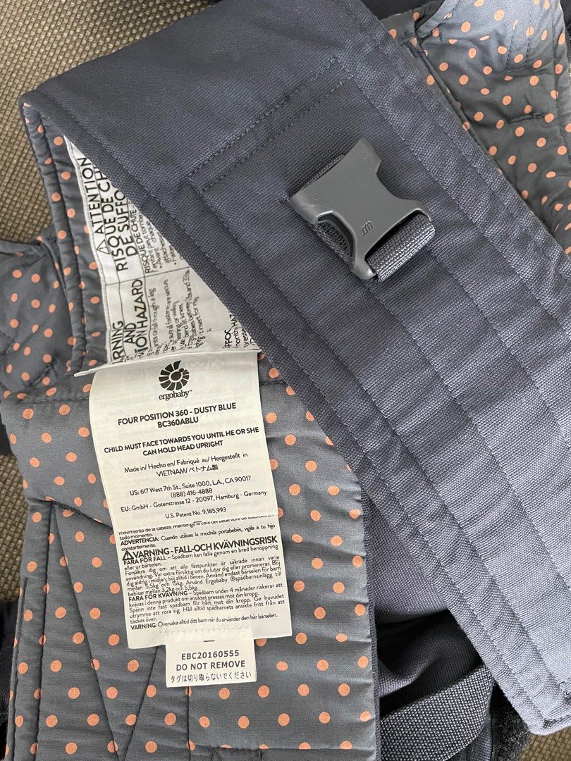 SALE Ergobaby Carrier Four Position 360 Dusty Blue