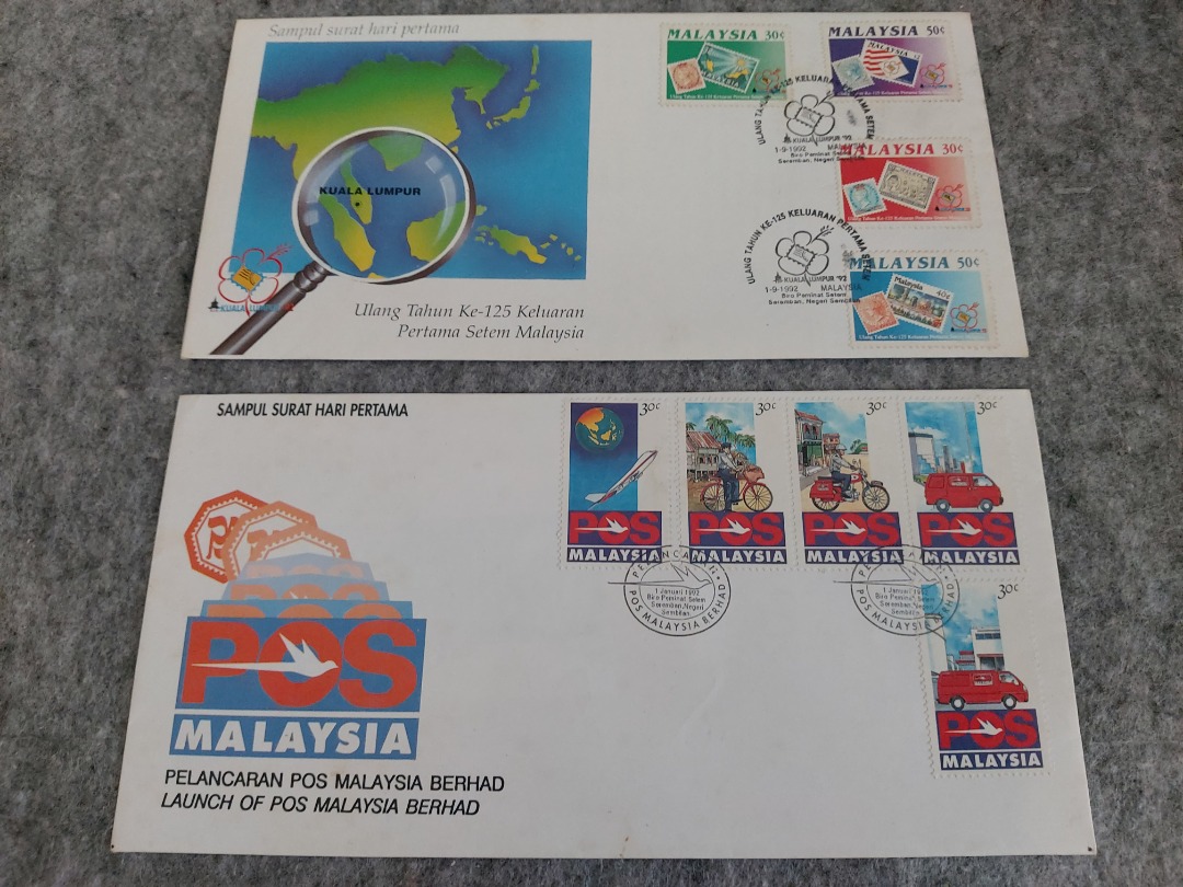 Sampul Surat Hari Pertama First Day Cover, Hobbies & Toys, Collectibles