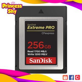 SanDisk Extreme PRO 256GB Type B CFexpress Card SDCFE-256G