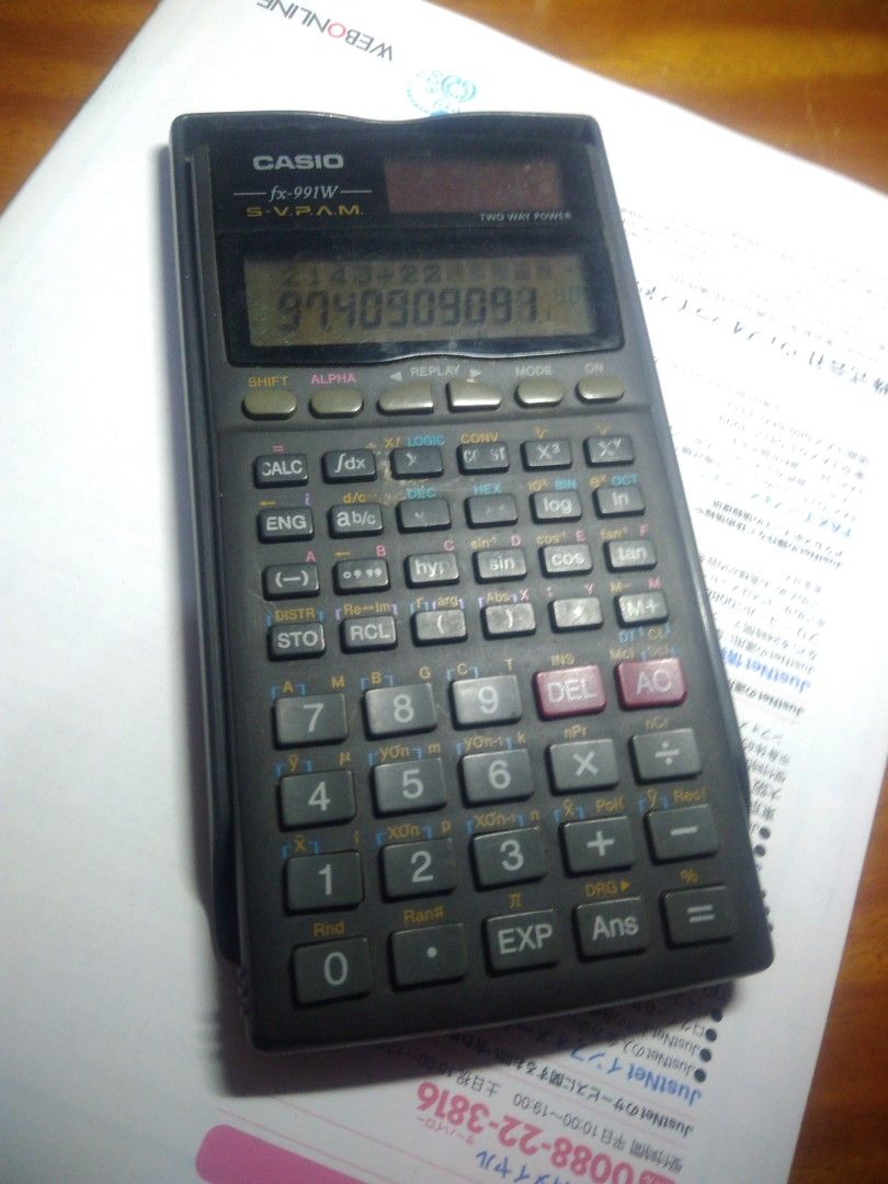 Casio fx991w outlet