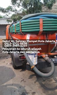 Sedot Wc Saluran Mampet Menteng 0813-1701-8839/ 0859-5987-5269 Limbah Penuh