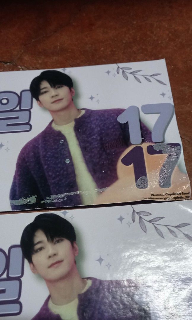 SEVENTEEN Wonwoo Birthday Cupsleeve Set on Carousell