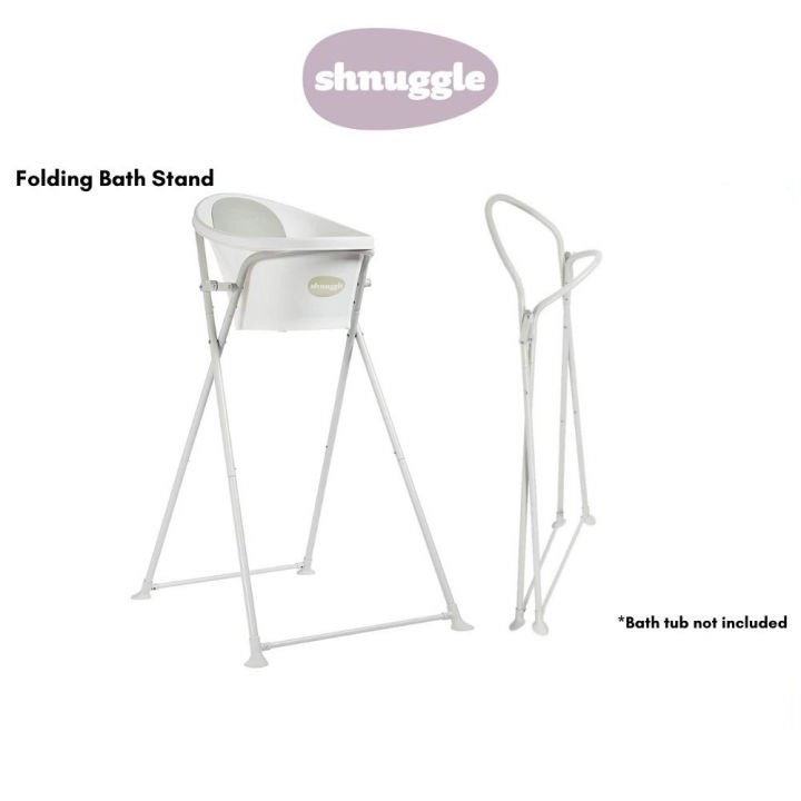 Shnuggle newborn baby bath stand and tub, Babies & Kids, Bathing
