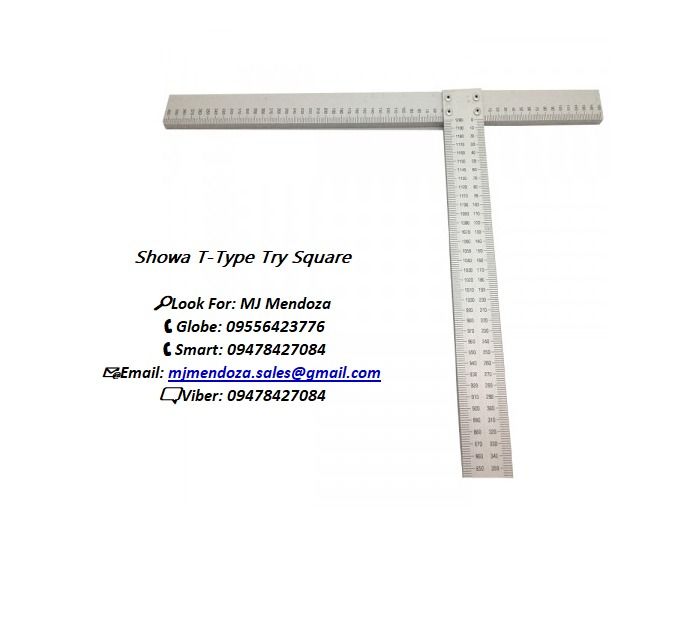 Showa T-Type Try Square, Commercial & Industrial, Industrial Equipment ...