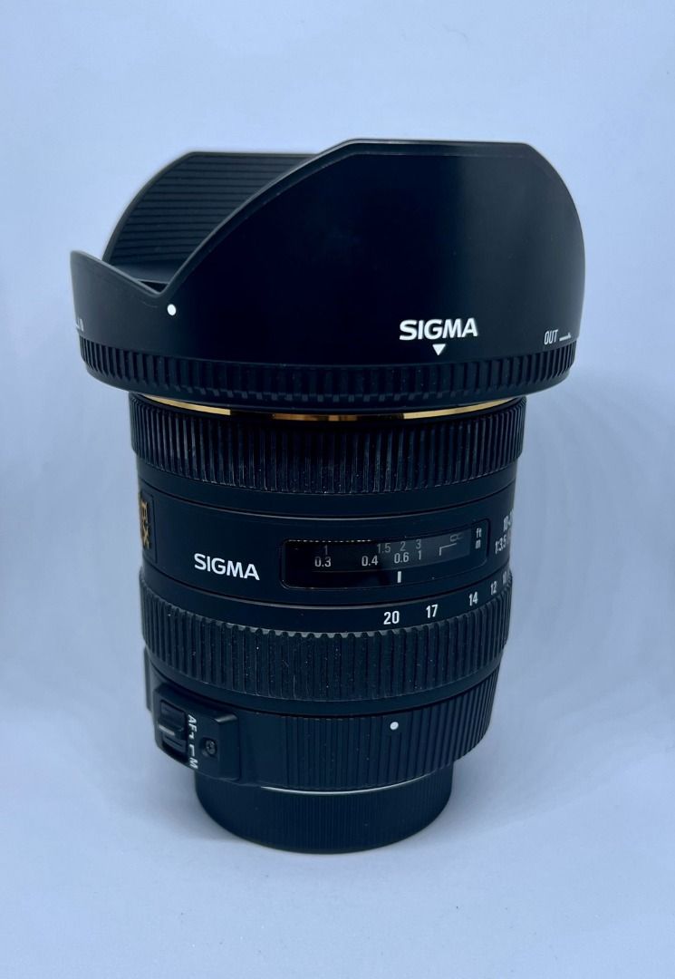 Sigma 10-20 F3.5 EX DC HSM, 恆定光圈f/3.5 EX 高階版, Nikon F mount