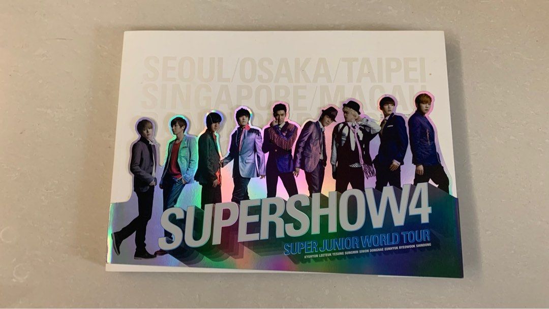 SJ 打包4本$80～ 絕版寫真集super show super junior, 興趣及遊戲