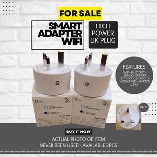 Smart Adapter | Wi-Fi | High Power 20A | UK Plug