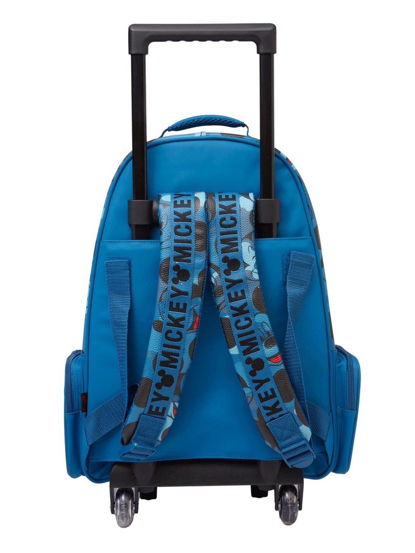 Smiggle Mickey Mouse trolley backpack with wheels Carousell