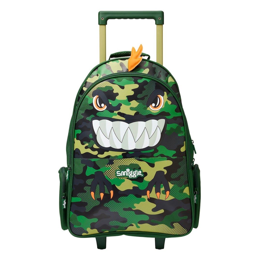 Smiggle trolley school bag with wheels