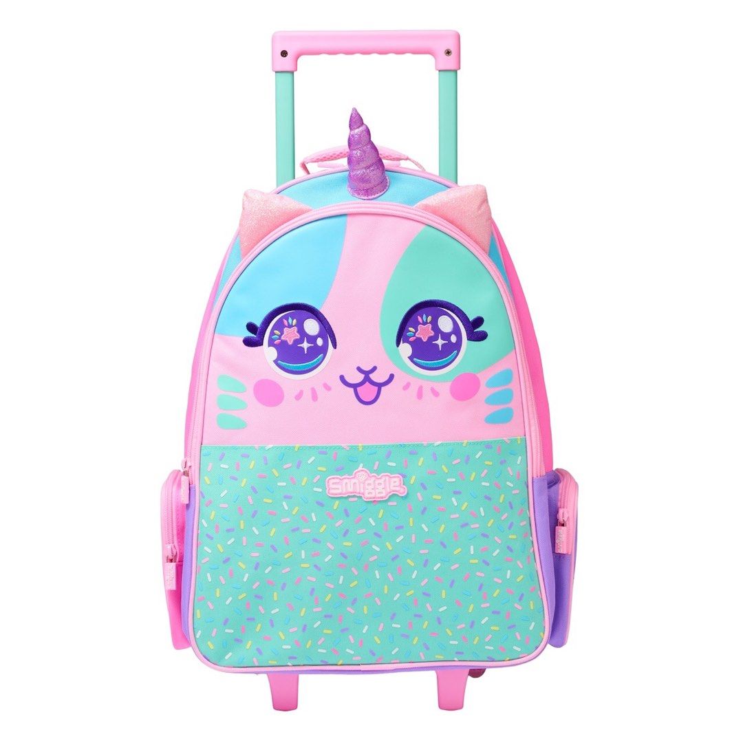 Smiggle trolley school bag with wheels Carousell