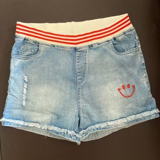Smiley Denim Shorts