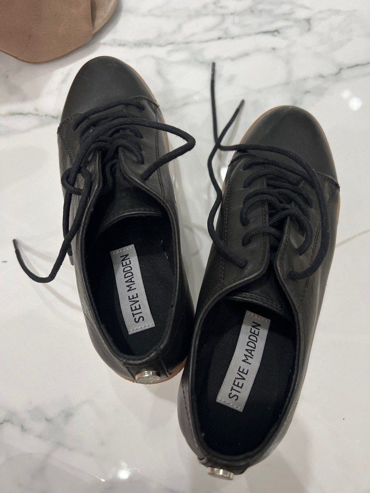steve madden kimber black leat insole 22 KOMPLIT