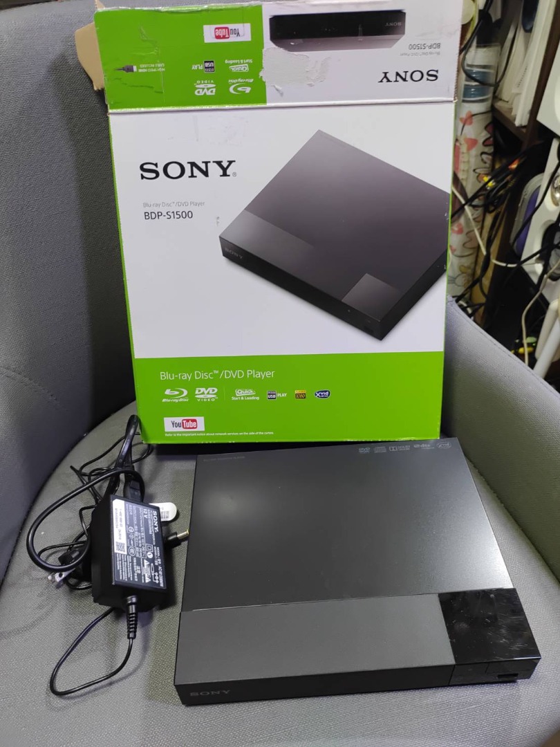 極致影音享受SONY BDP-S1500 藍光DVD播放機無遙控有USB 二手良品讀取 