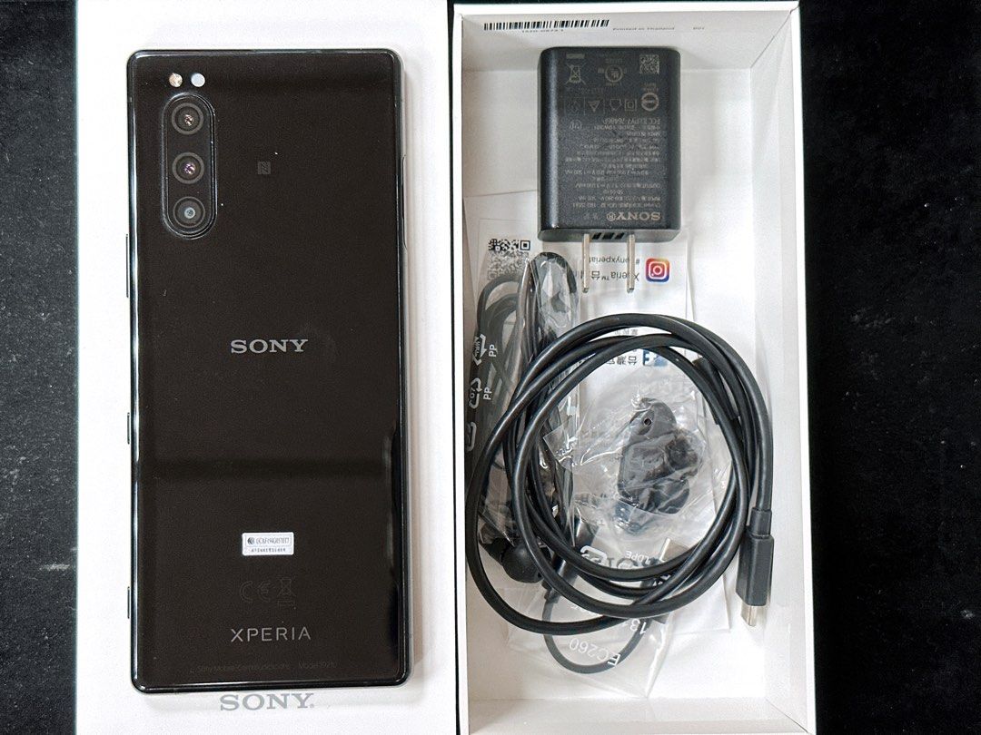 SONY Xperia 5 (6G/128G) 黑色（9成新）～可用舊機貼換, 手機及配件  