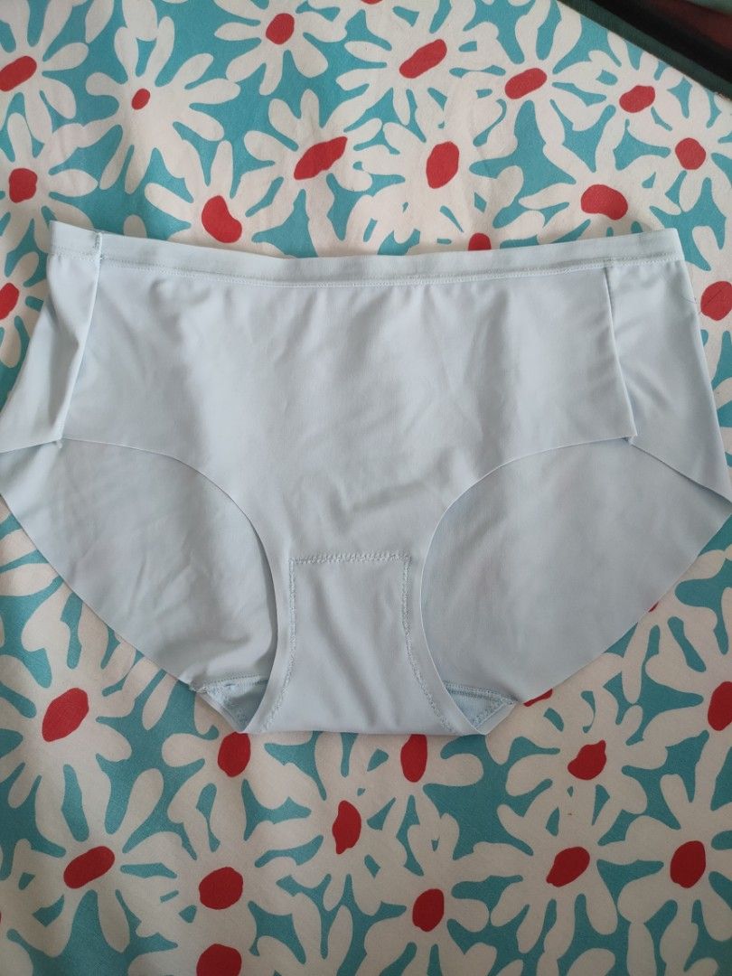 Sorella seamless plain midi panties in light blue, Women's Fashion, New