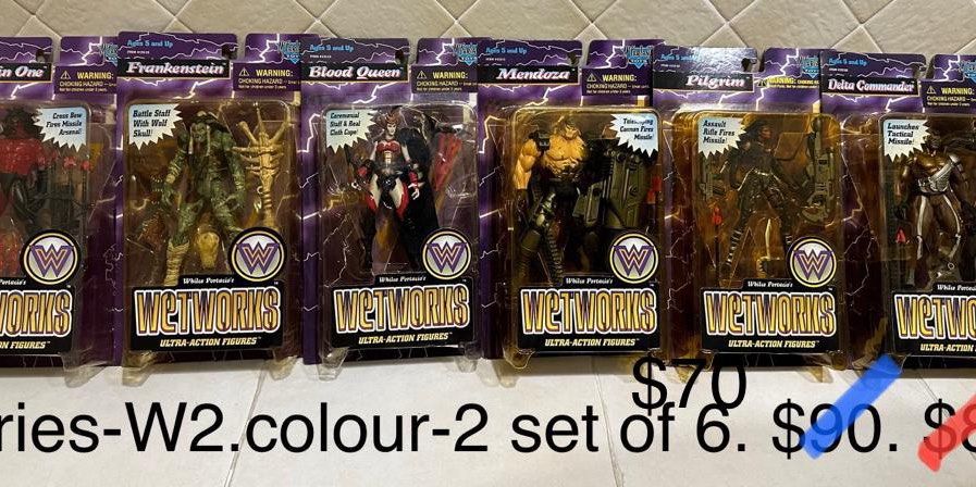 SPAWN (Category: Toy Figures) located in Singapore. Submitted by vendahansa (Listing ID 1245829119, Image 8). Description: FURTHER Marked down prices as shown on photos! Offer ends Aug 2023. .