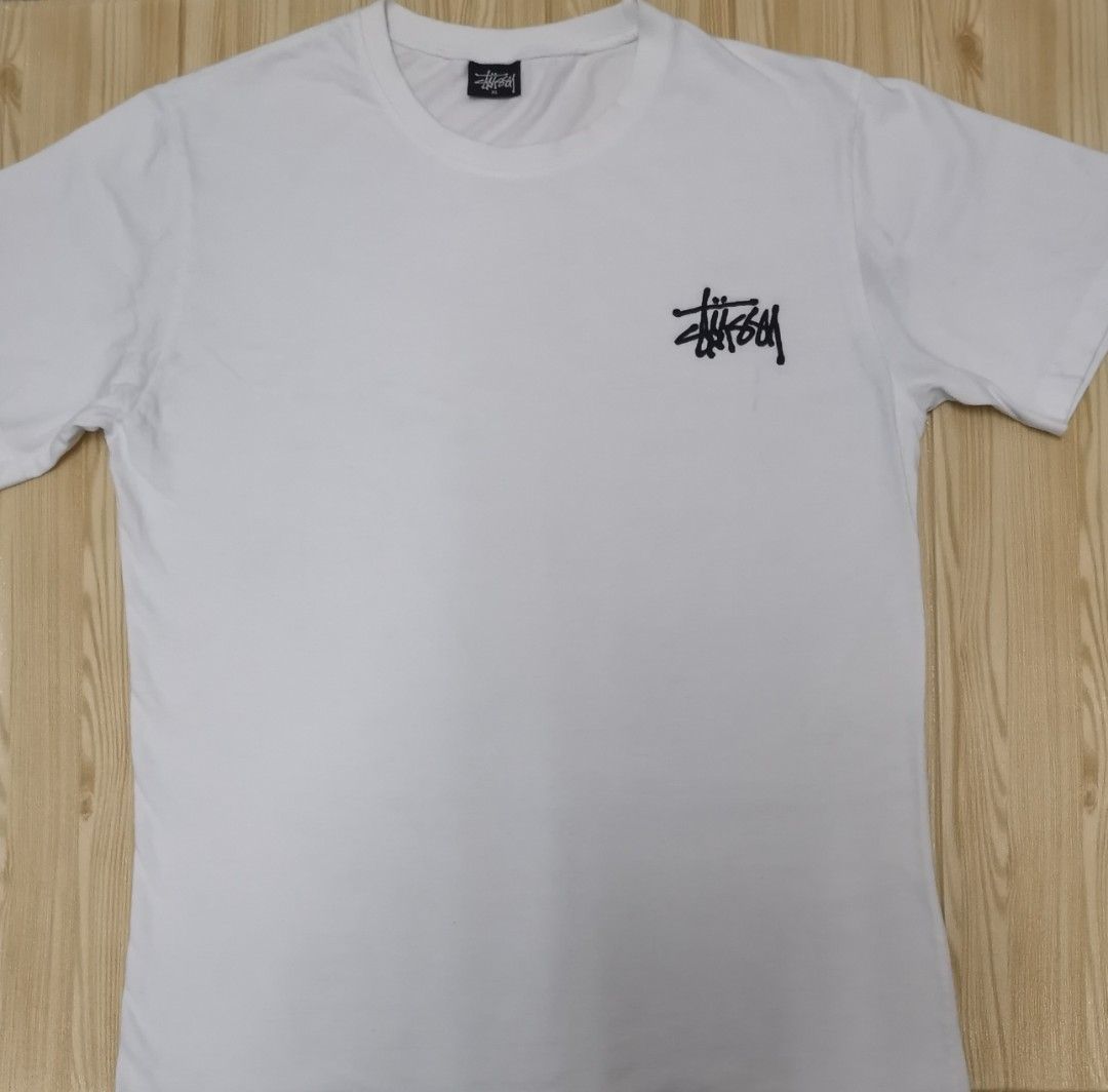 Stussy Basic Tee 'White', Men's Fashion, Tops & Sets, Tshirts & Polo ...
