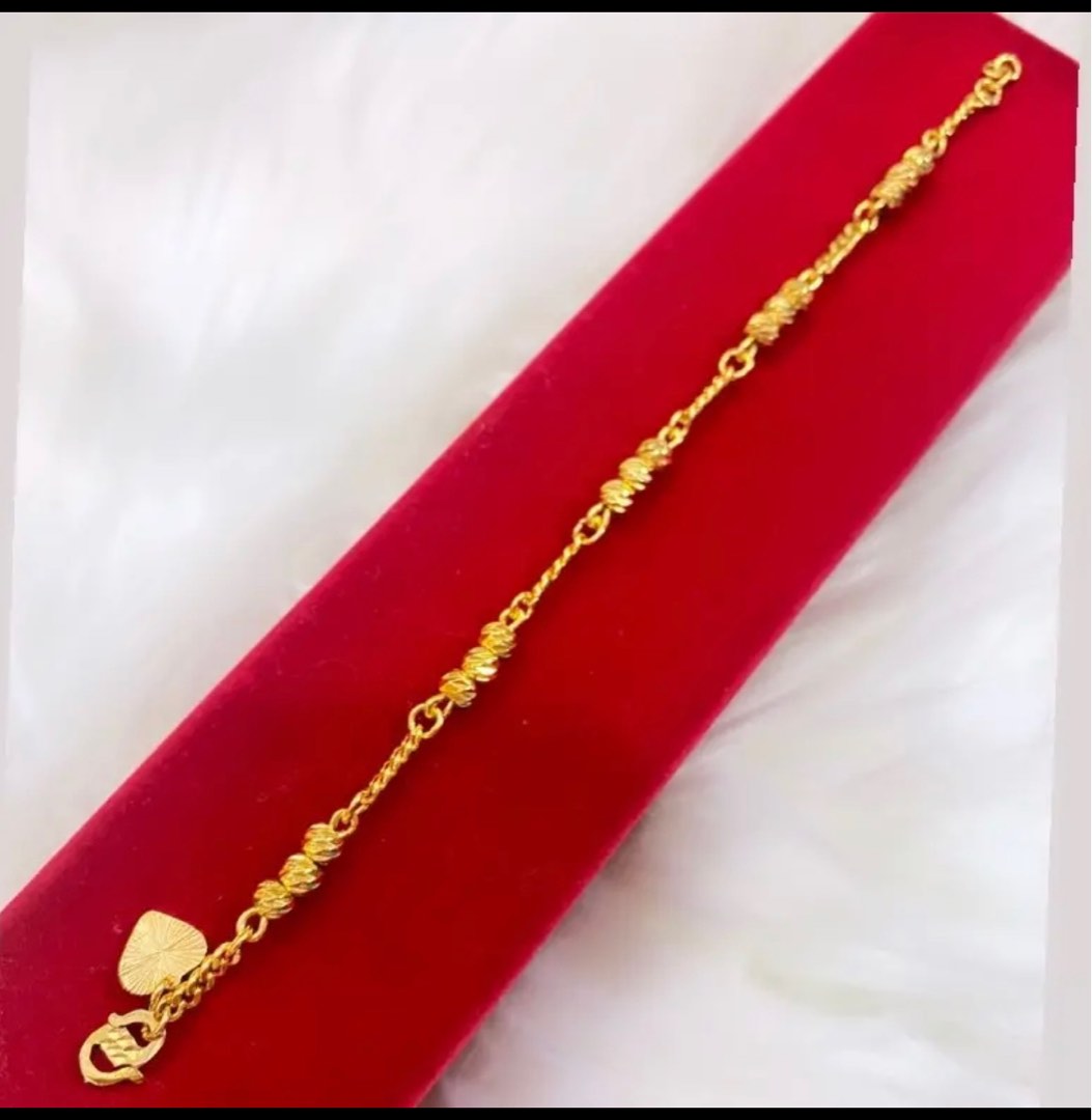 Gold bracelet for hot sale girl in 4 grams