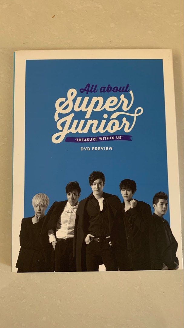 Super Junior 寫真all about super junior, 興趣及遊戲, 收藏品及