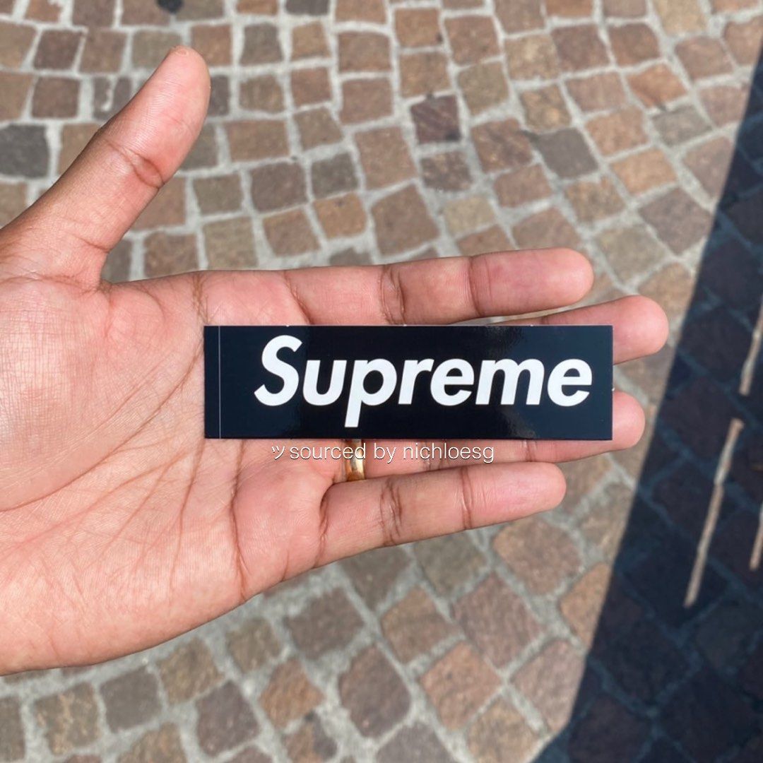 Supreme felt sale sticker