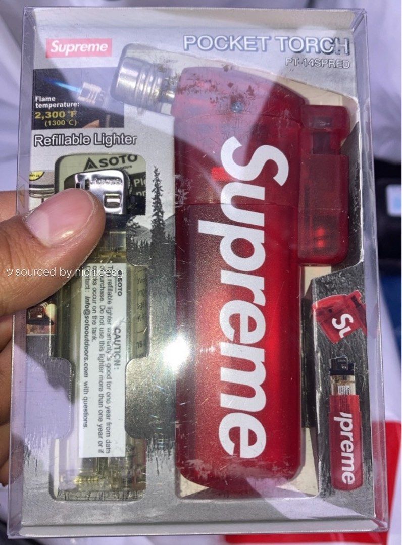安価 Supreme Soto Pocket Torch Red シュプリーム - アウトドア