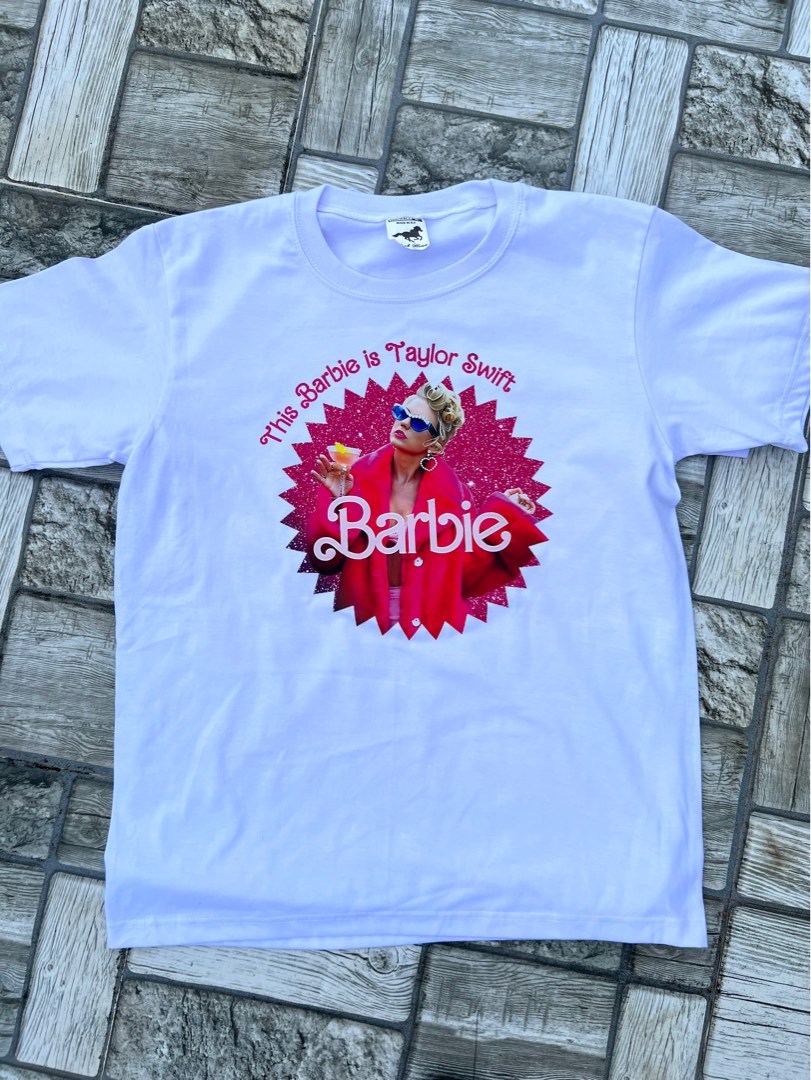This Barbie Is Taylor Swift Shirt, Women's Fashion, Tops, Shirts on Carousell
